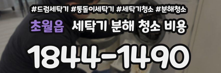 초월읍 세탁기 분해 청소 비용