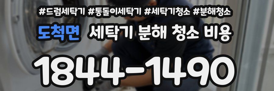 도척면 세탁기 분해 청소 비용