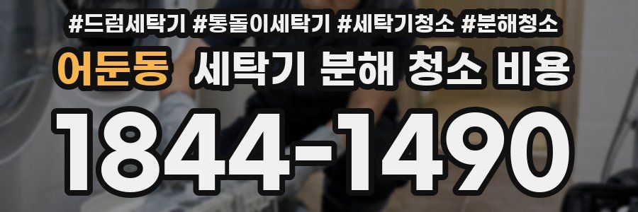 어둔동 세탁기 분해 청소 비용