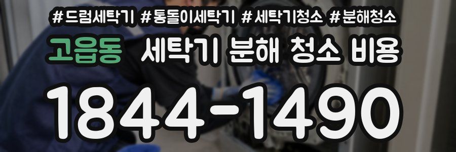 고읍동 세탁기 분해 청소 비용