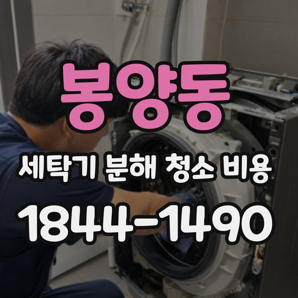 봉양동 세탁기 분해 청소 비용
