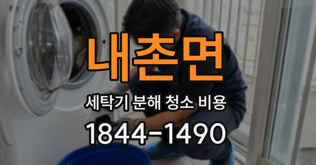 내촌면 세탁기 분해 청소 비용