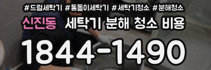 신진동 세탁기 분해 청소 비용