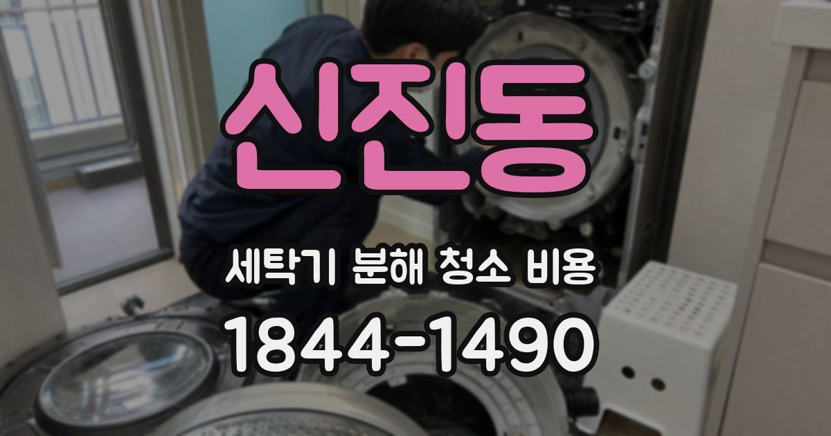 신진동 세탁기 분해 청소 비용