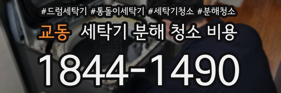 교동 세탁기 분해 청소 비용