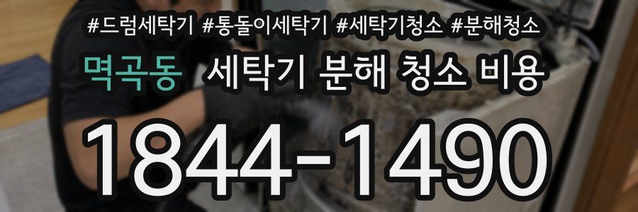 멱곡동 세탁기 분해 청소 비용