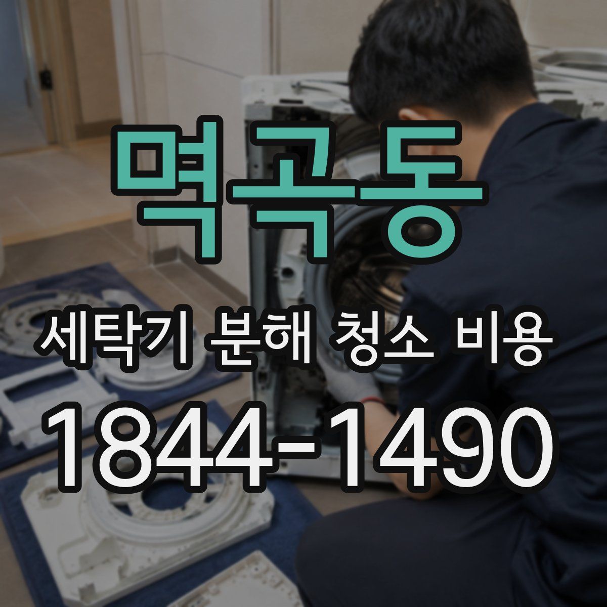 멱곡동 세탁기 분해 청소 비용