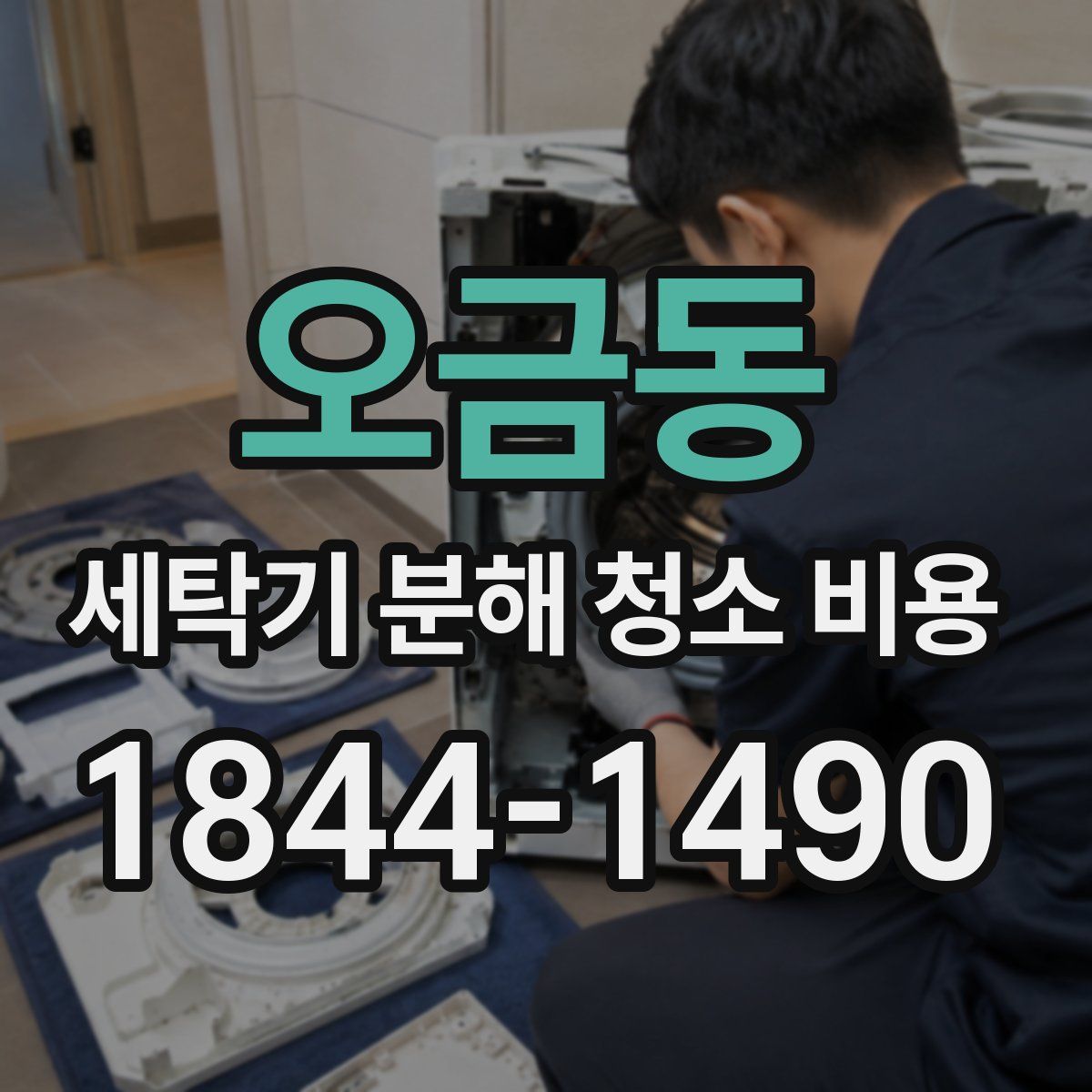 오금동 세탁기 분해 청소 비용