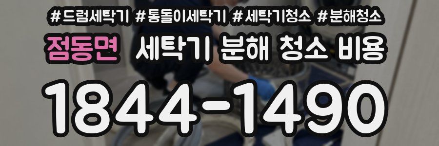 점동면 세탁기 분해 청소 비용