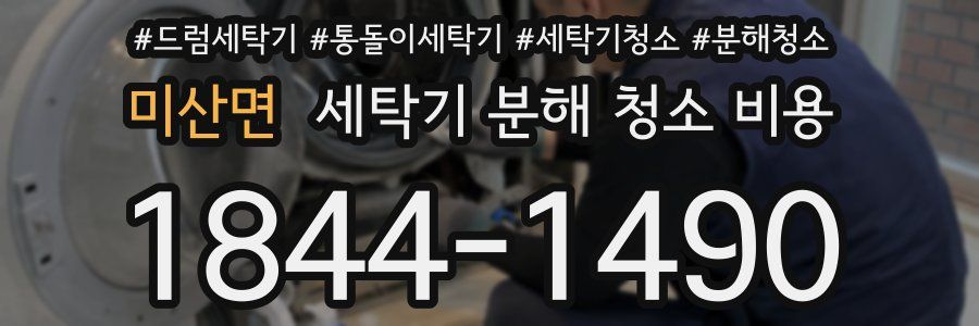 미산면 세탁기 분해 청소 비용