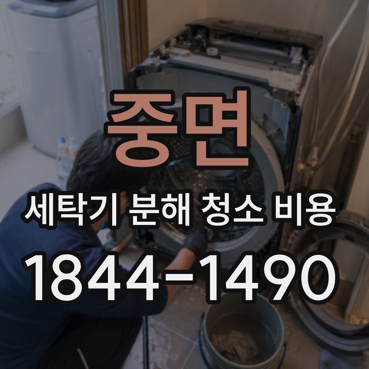 중면 세탁기 분해 청소 비용