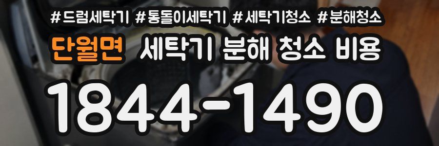 단월면 세탁기 분해 청소 비용