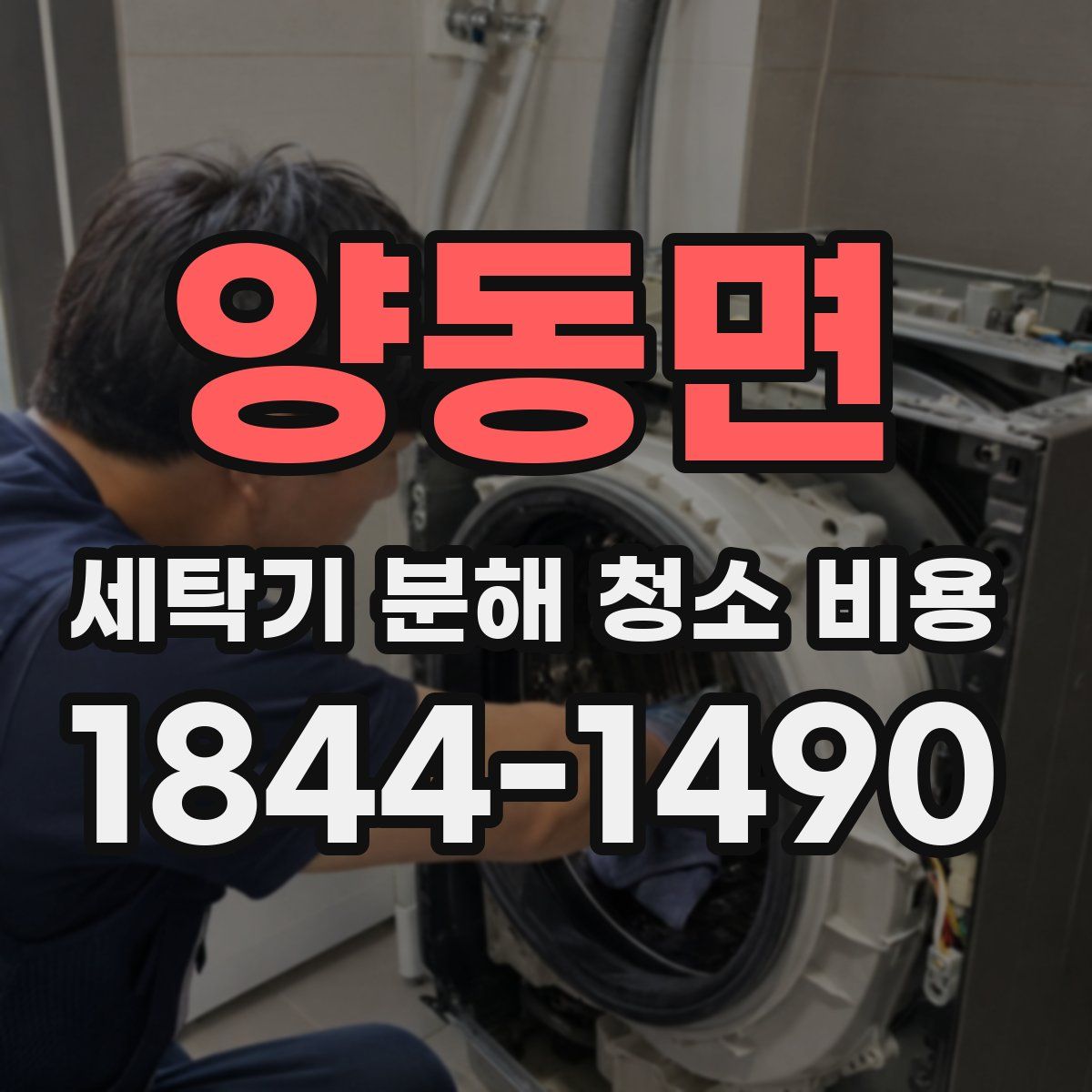 양동면 세탁기 분해 청소 비용