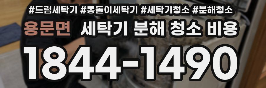 용문면 세탁기 분해 청소 비용
