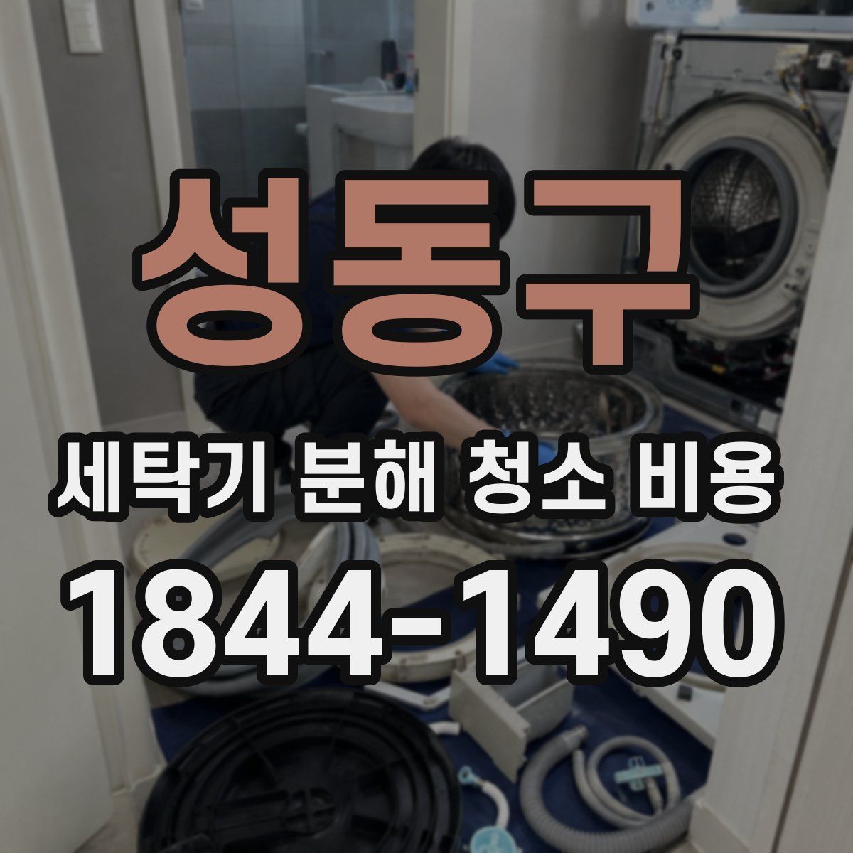 성동구 세탁기 분해 청소 비용