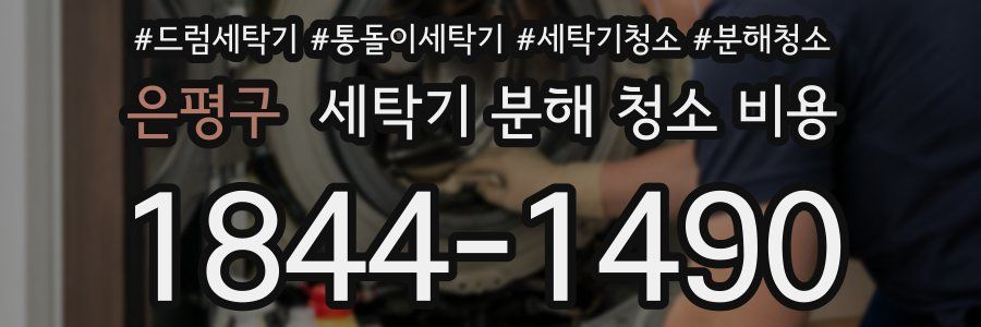 은평구 세탁기 분해 청소 비용