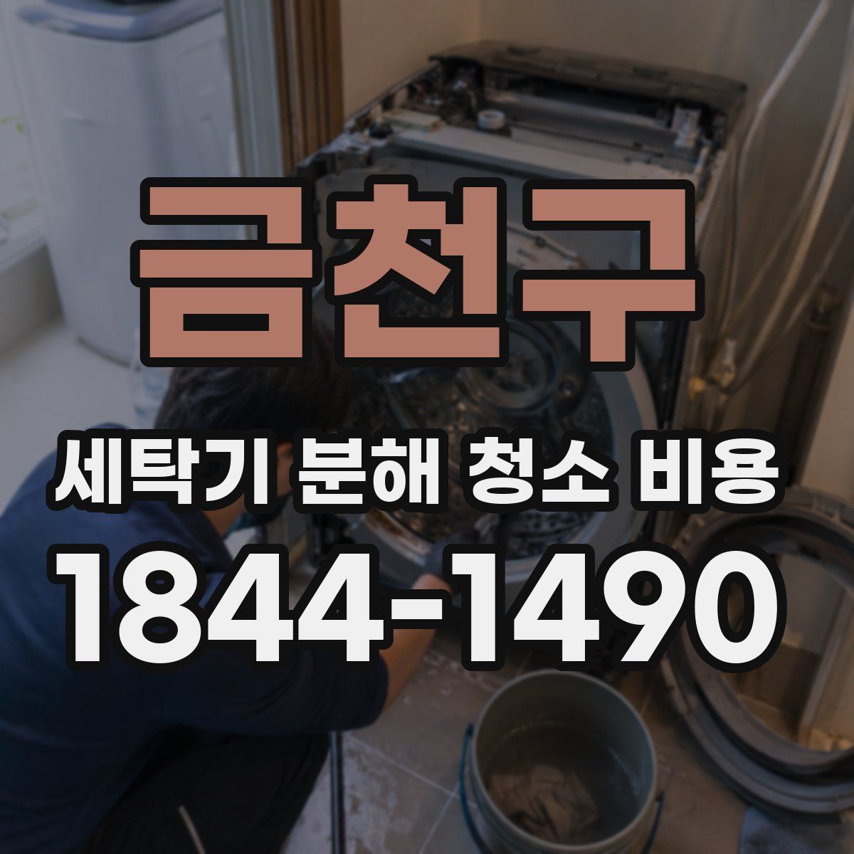 금천구 세탁기 분해 청소 비용