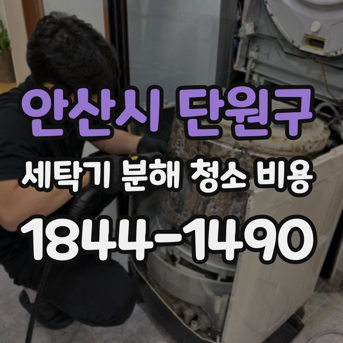 안산시 단원구 세탁기 분해 청소 비용