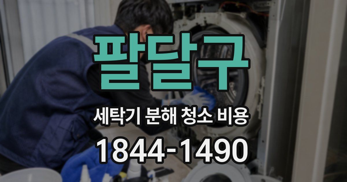팔달구 세탁기 분해 청소 비용