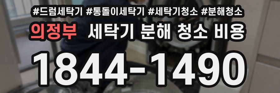 의정부 세탁기 분해 청소 비용