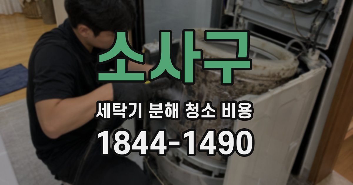 소사구 세탁기 분해 청소 비용