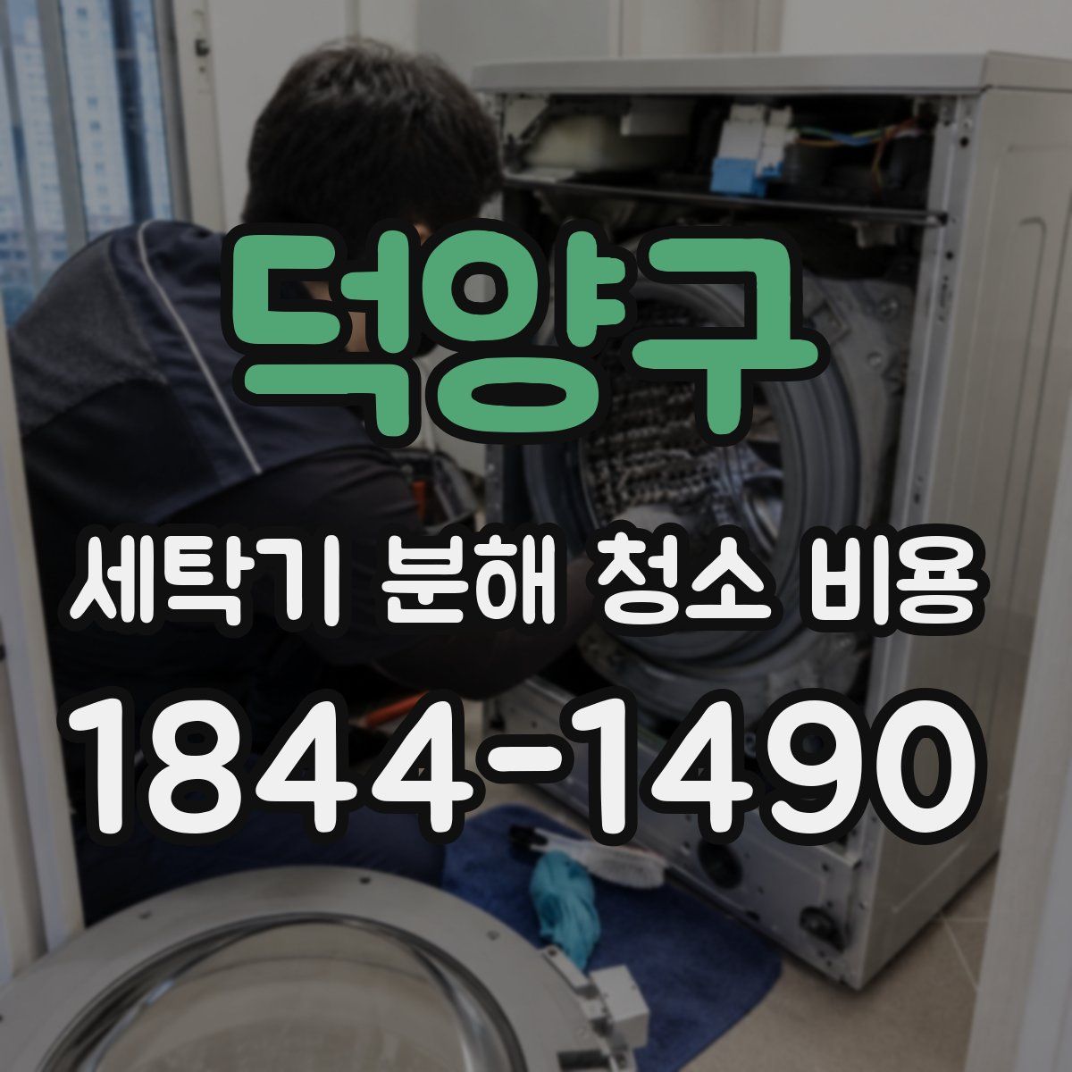 덕양구 세탁기 분해 청소 비용