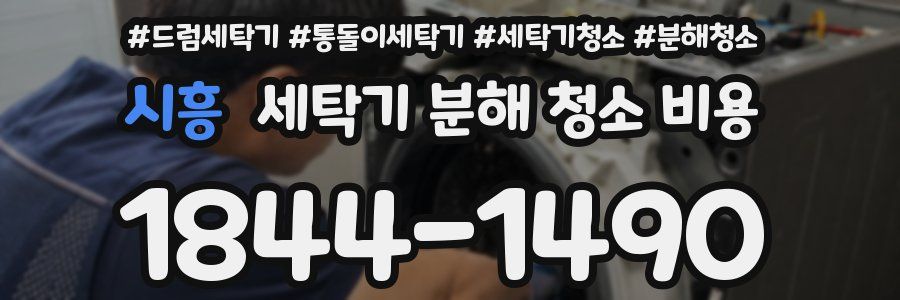 시흥 세탁기 분해 청소 비용