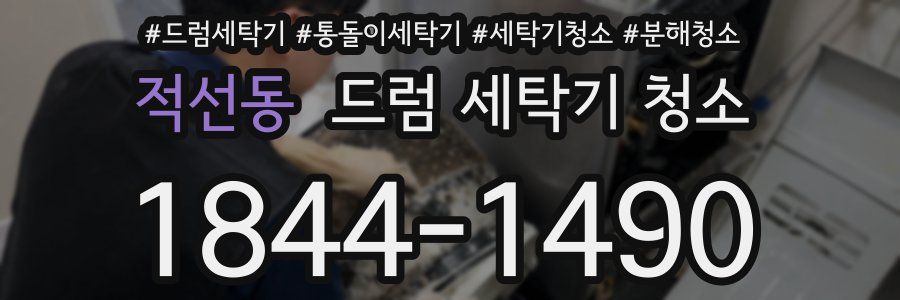 적선동 드럼 세탁기 청소
