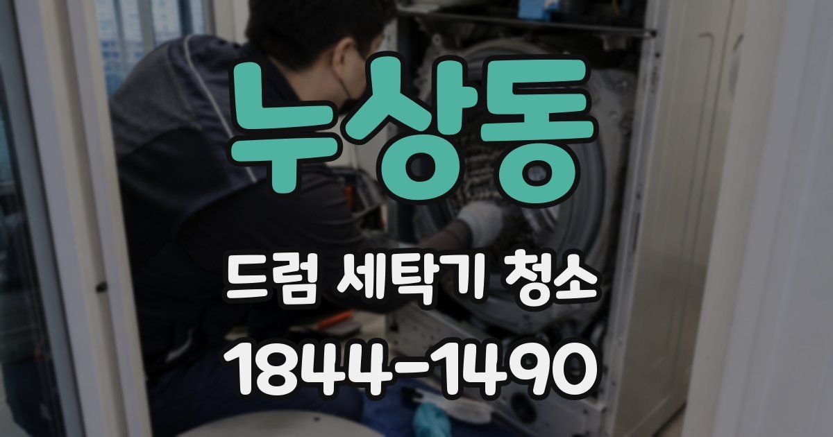 누상동 드럼 세탁기 청소