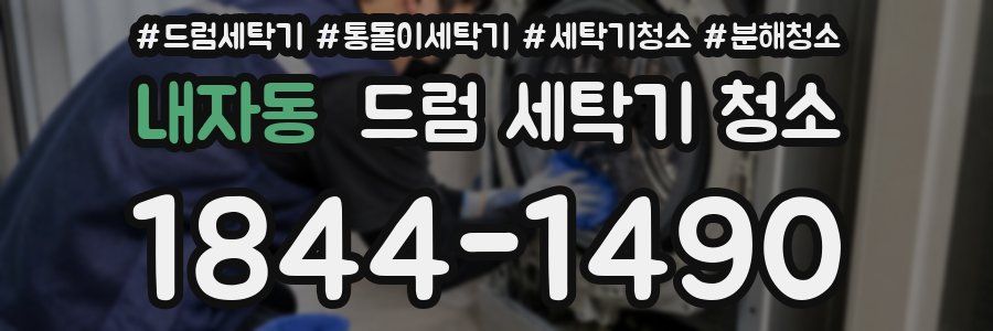 내자동 드럼 세탁기 청소