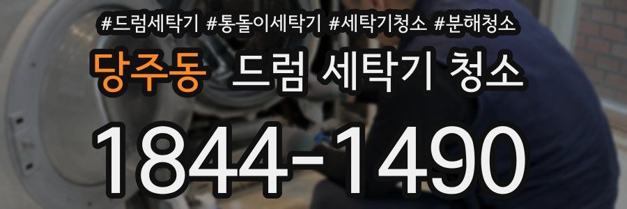 당주동 드럼 세탁기 청소