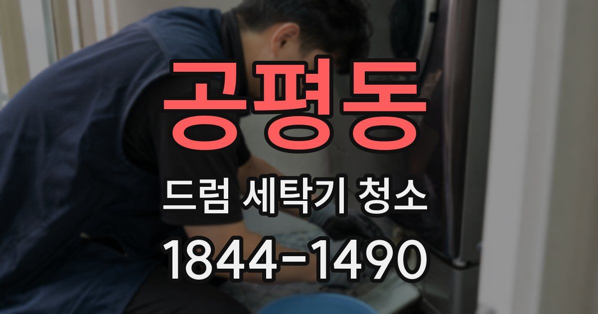 공평동 드럼 세탁기 청소