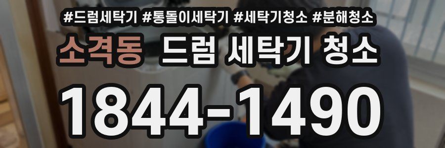 소격동 드럼 세탁기 청소