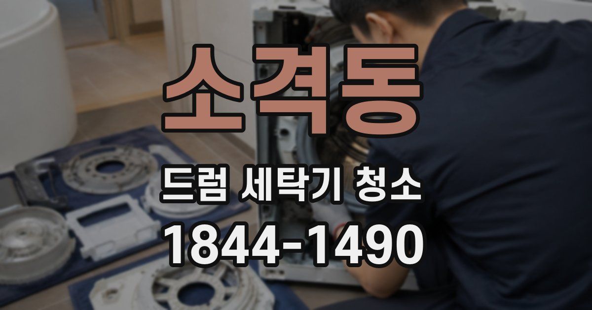소격동 드럼 세탁기 청소