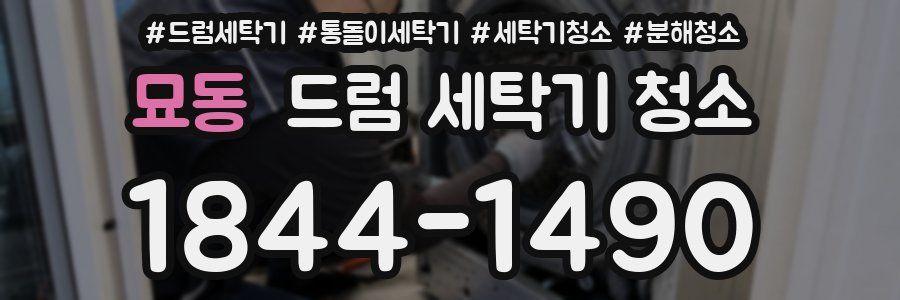 묘동 드럼 세탁기 청소