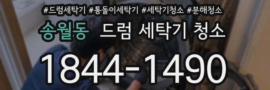 송월동 드럼 세탁기 청소