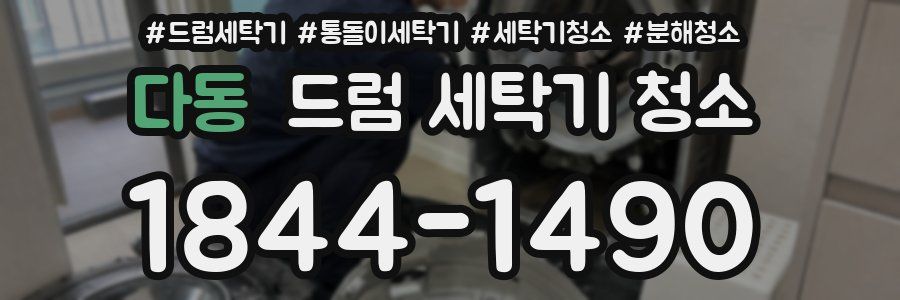 다동 드럼 세탁기 청소