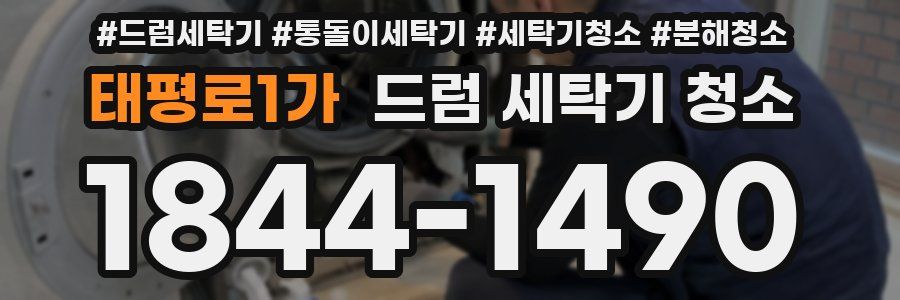 태평로1가 드럼 세탁기 청소