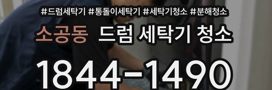 소공동 드럼 세탁기 청소
