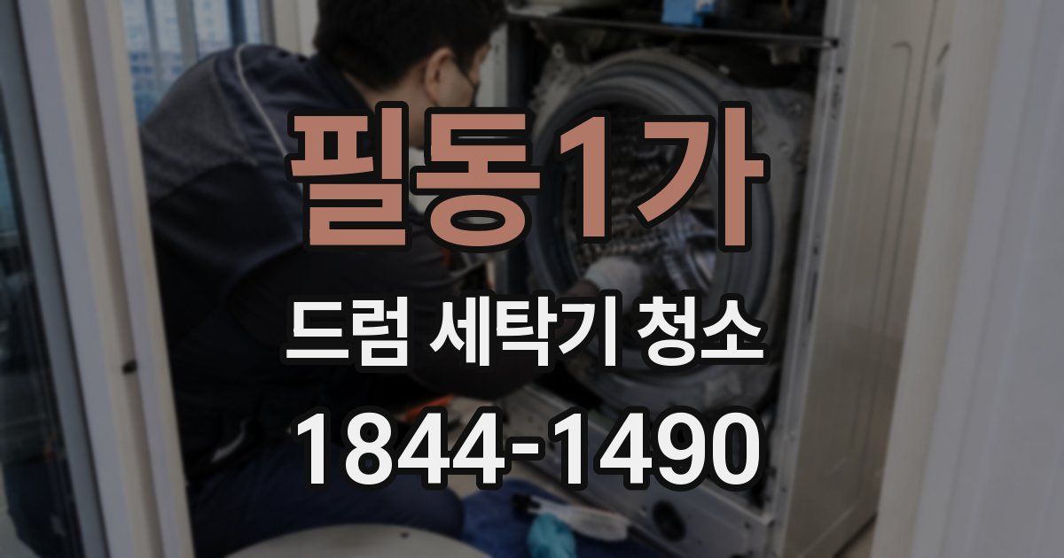 필동1가 드럼 세탁기 청소