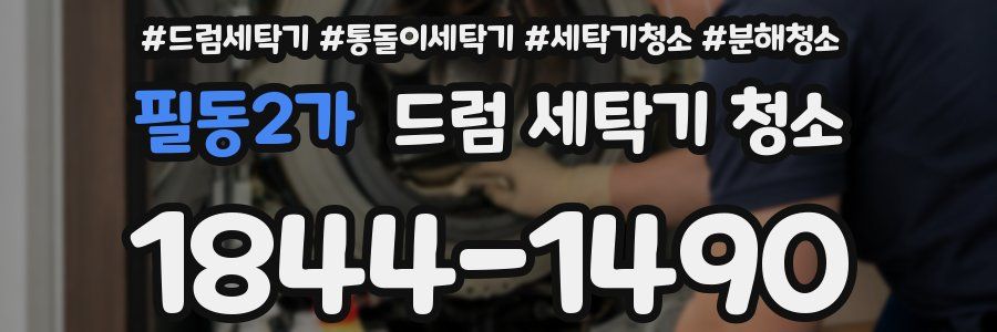 필동2가 드럼 세탁기 청소
