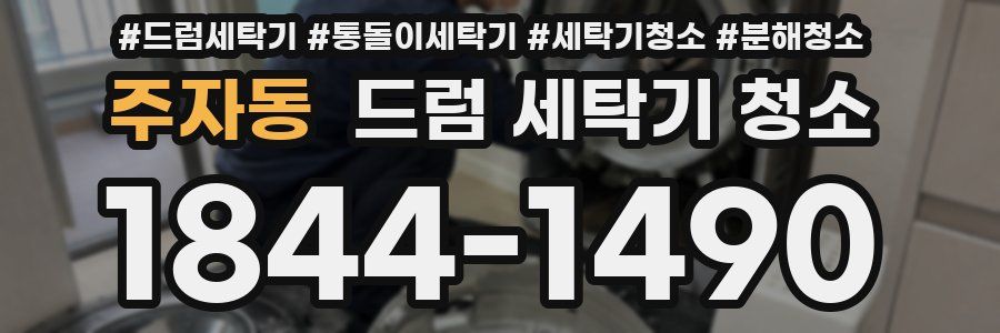 주자동 드럼 세탁기 청소
