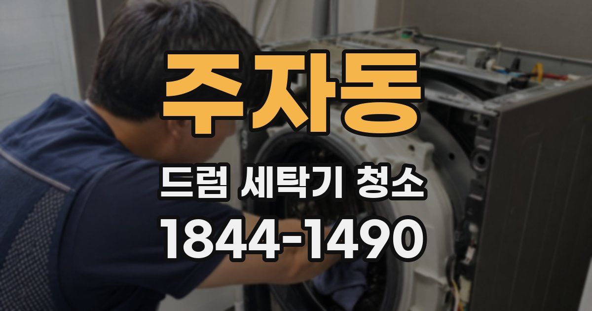주자동 드럼 세탁기 청소