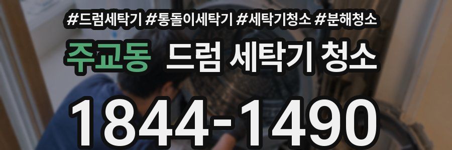 주교동 드럼 세탁기 청소
