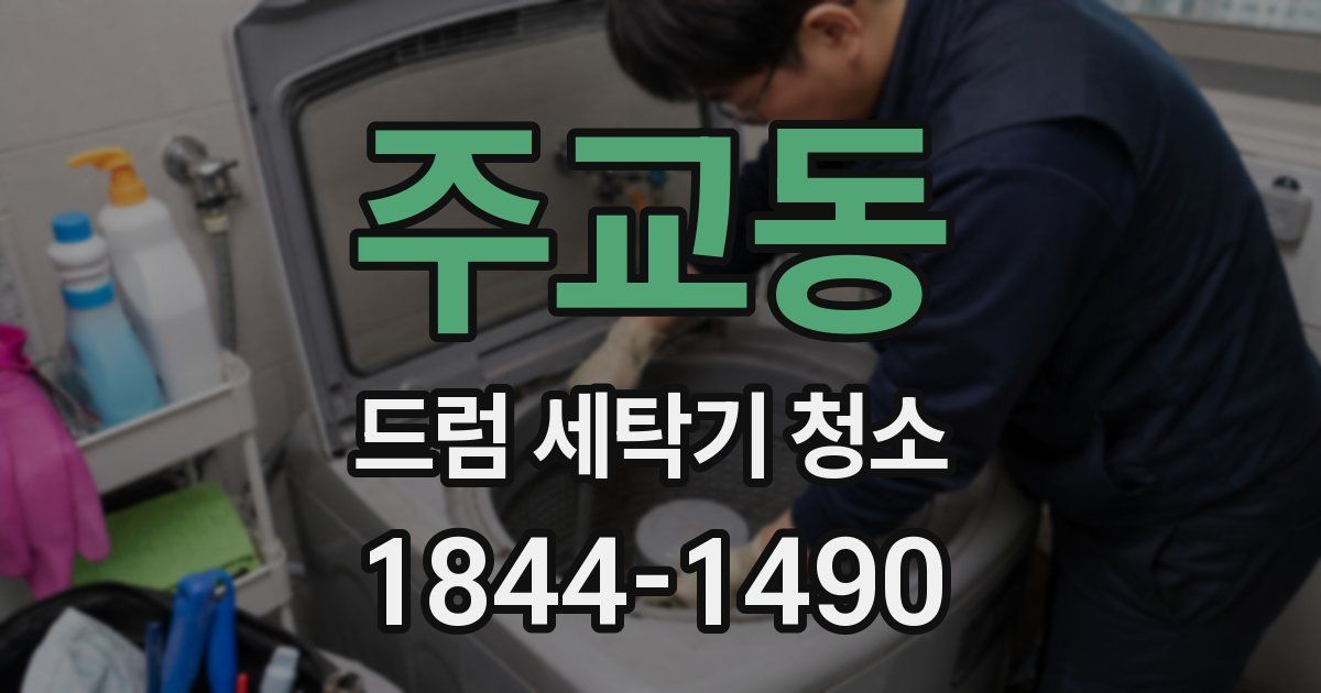 주교동 드럼 세탁기 청소