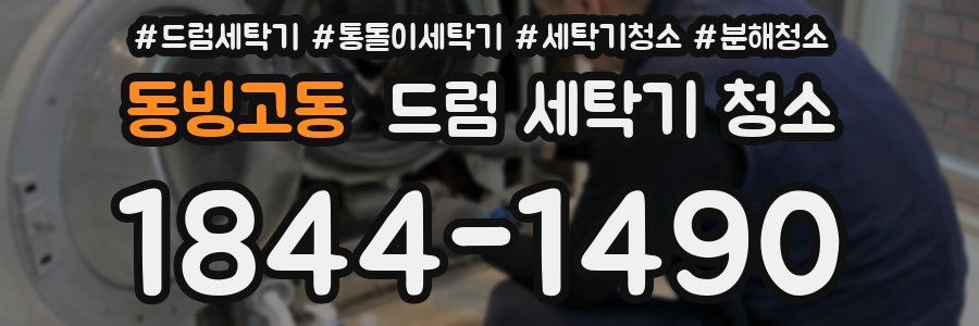 동빙고동 드럼 세탁기 청소