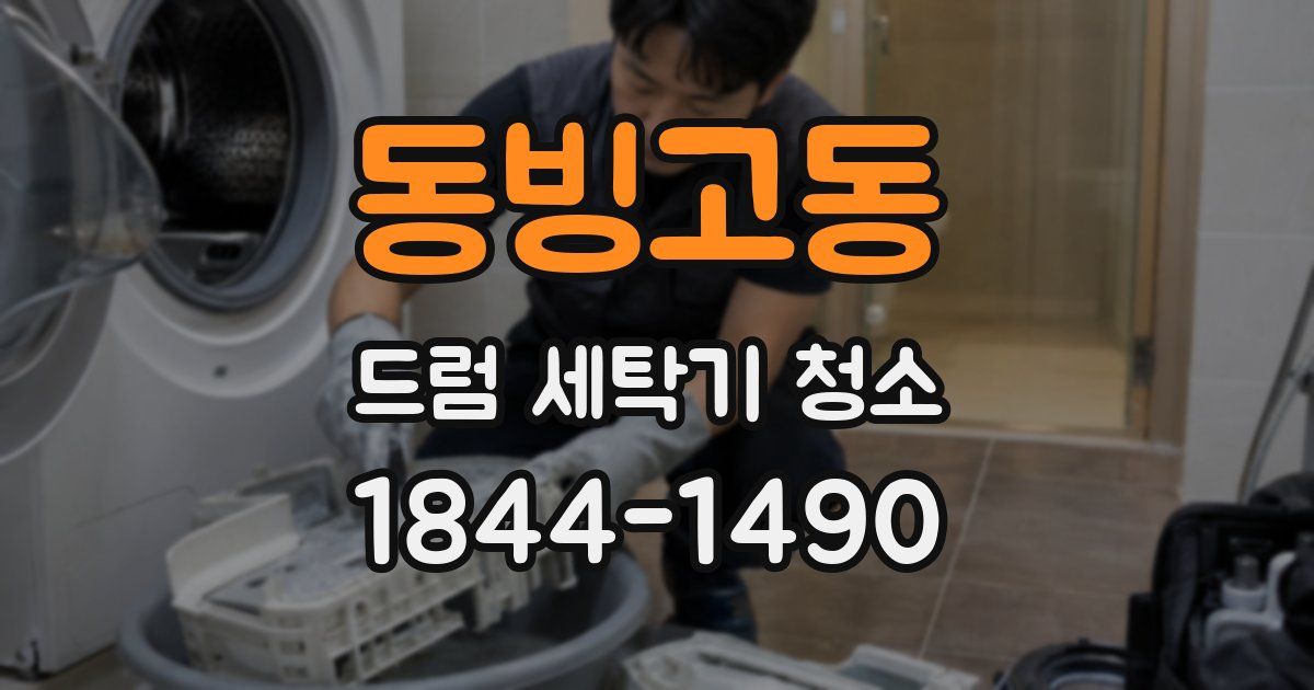 동빙고동 드럼 세탁기 청소