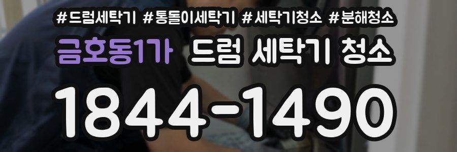 금호동1가 드럼 세탁기 청소