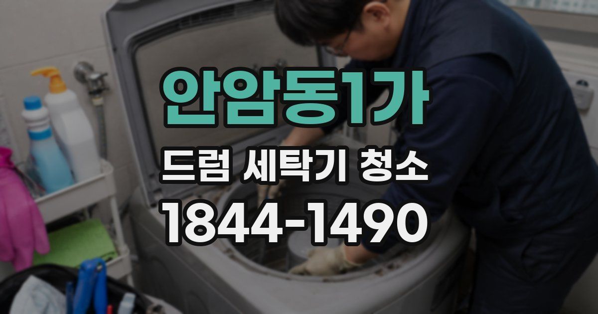 안암동1가 드럼 세탁기 청소