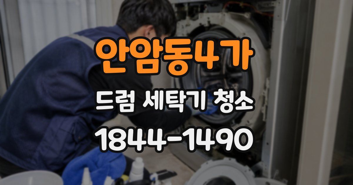 안암동4가 드럼 세탁기 청소
